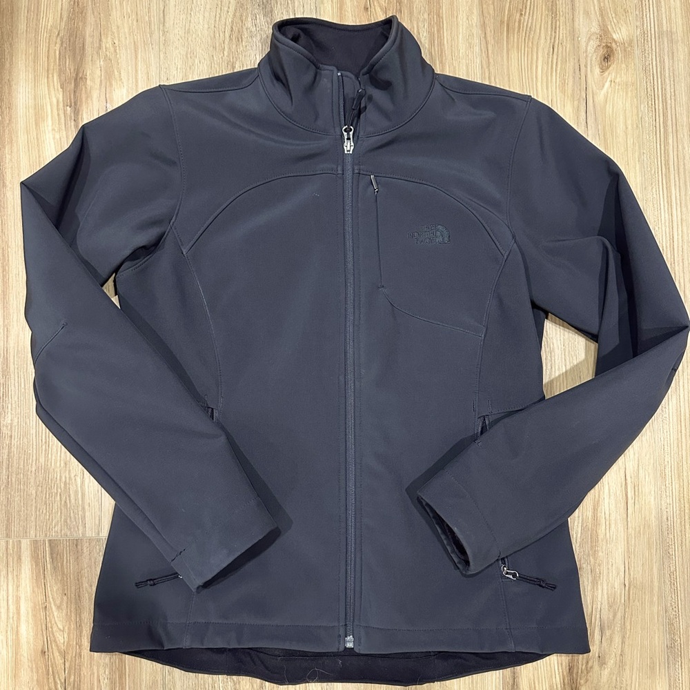 The North Face Dark Black Softshell Jacket